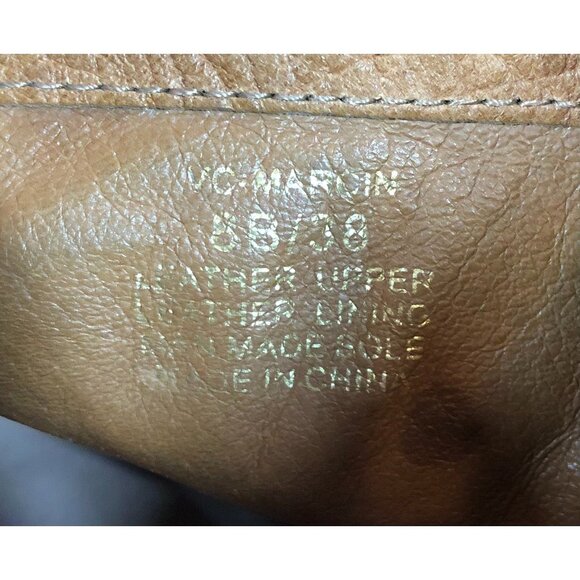 Vince Camuto Marcin Cognac Brown Studs Spikes Ankle Boots Womens 8 B (g5c) - Picture 10 of 10